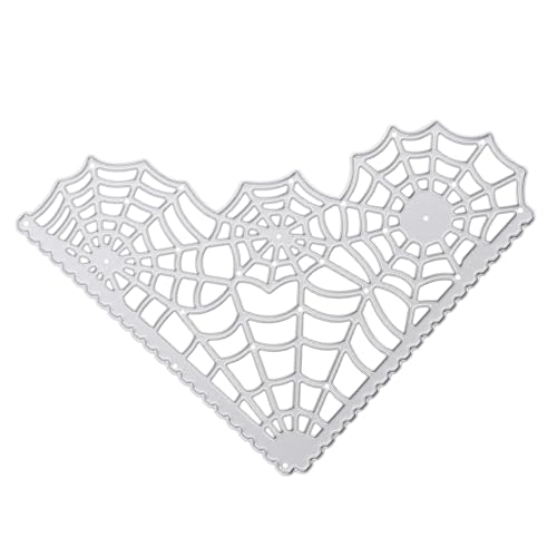 Gadpiparty Carbon-stahl Spider Web Stanzschablone DIY Basteln Stanzform Scrapbooking Album Dekoration Langlebig und Robust für Halloween Festival Papierverzierung von Gadpiparty