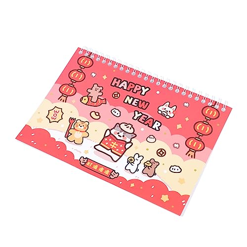 Gadpiparty Cartoon Aufkleber Aufbewahrungsbuch Tragbarer Stickerhalter Strapazierfähigem Papier für Scrapbook Zubehör Wiederverwendbar für Kreative Projekte und Geschenkideen von Gadpiparty