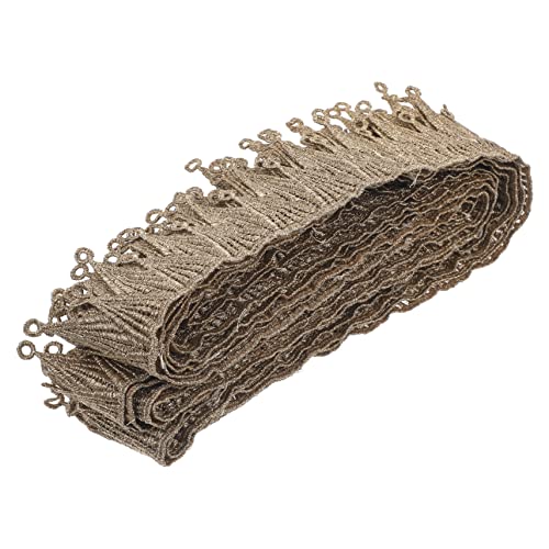 Gadpiparty Crown Curtain Trim Dekorative Spitze für Diy Projekte Yards Waschbar und Farbecht für Vorhänge Kissen und Bastelarbeiten Hochzeiten und Anlässe von Gadpiparty