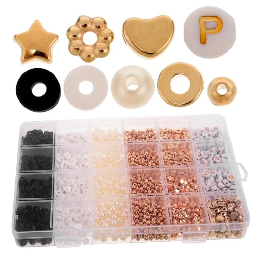 Gadpiparty DIY Freundschaftsarmband Perlen Lose Perlen für Schmuckherstellung Vielseitige DIY Perlen für Armbänder Dekorationen und Projekte von Gadpiparty