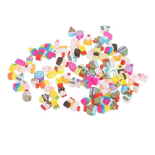 Gadpiparty DIY Polymer Clay Perlen Bunte Schmuckperlen Mix mit Spacer Beads für Kette Selber Machen Armbänder Basteln Vielseitige Schmuckherstellung und Charms Zubehör von Gadpiparty