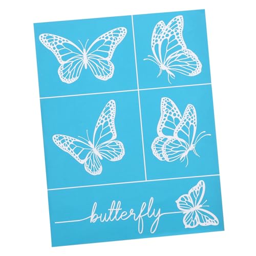 Gadpiparty DIY Selbstklebende Seidenbildschirm Schablone für Dekorative Netzübertragung Wiederverwendbare Schmetterlings Muster Vorlage für Bastelprojekte und Dekorationen Gadpiparty DIY Selbstklebende Seidenbildschirm Schablone für Dekorative Netzübertragung Wiederverwendbare Schmetterlings Muster Vorlage für Bastelprojekte und Dekorationen von Gadpiparty
