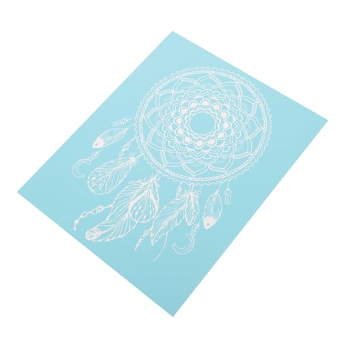 Gadpiparty DIY Selbstklebendes Seiden Mesh Schablonen Transfer für Präzise Drucke Wiederverwendbar für Festivals und Textilgestaltung Einfach zu Reinigen und Langlebig von Gadpiparty