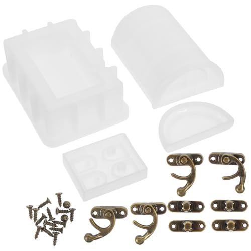Gadpiparty DIY Silikonform für Epoxidharz Schmuckbox Gießform Non stick Silikonform mit Langlebigem Reißfestem Material Einfach zu Reinigen für Kreativprojekte und Schmuckaufbewahrung von Gadpiparty