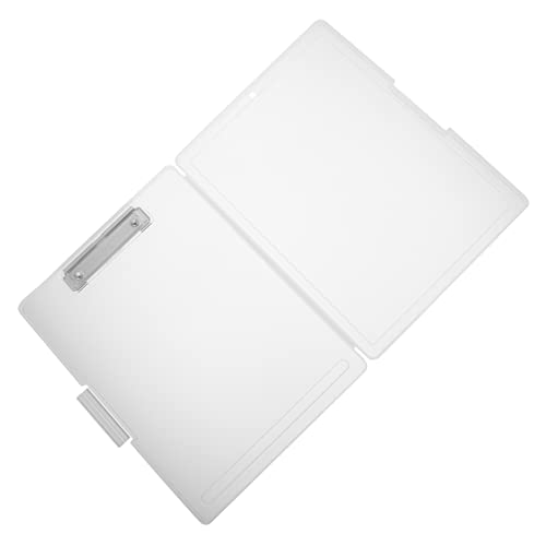 Gadpiparty Dateiboxordner Krankenschwester-Klemmbrett faltbar Klemmbrett klappbar Dokument-Zwischenablage Planke Tafel Bürobedarf Büro-Klemmbrett Rostfreier Stahl Transparent von Gadpiparty