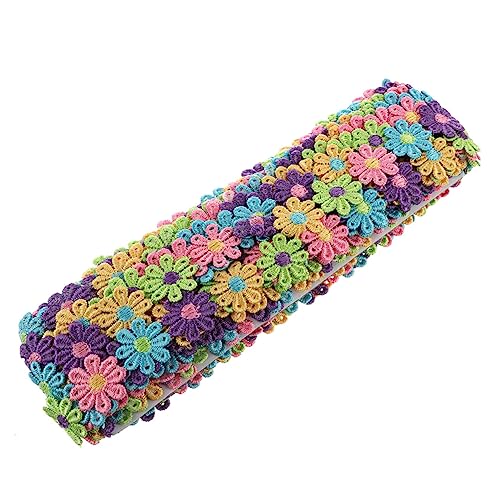 Gadpiparty Dekorative Spitze für Diy Kleidung Mehrfarbige Bestickte Spitzenborte für Kinderbekleidung Vielseitig Einsetzbar Lange Applikation für Bastelprojekte Gadpiparty Dekorative Spitze für Diy Kleidung Mehrfarbige Bestickte Spitzenborte für Kinderbekleidung Vielseitig Einsetzbar Lange Applikation für Bastelprojekte von Gadpiparty