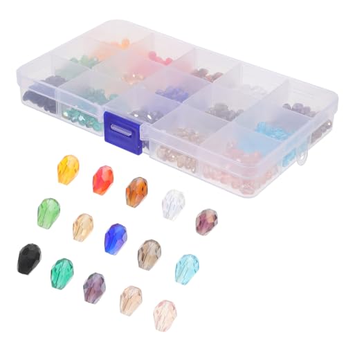 Gadpiparty Dekorativen Wassertröpfchen Glasperlen Farben DIY Bastelperlen Kit für Schmuckherstellung Vielseitig Einsetzbar für Armbänder von Gadpiparty