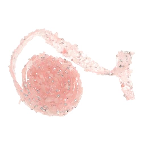 Gadpiparty Dekoratives Kiesband mit Strass und Quasten Exquisite Bastelverzierung für Hochzeiten Feiertage und Besondere Anlässe Verschleißfester Bastelbesatz von Gadpiparty