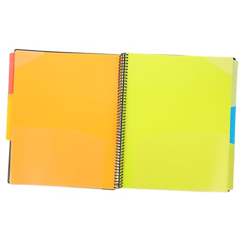 Gadpiparty Dieser Ordner Dokumentenhalter Stapelbar Office-dateicontainer Dokumentieren Spiralprojektorganisator Dateiorganisator Coil-dateiordner Coil-ordner Spulendesign Pp Schwarz von Gadpiparty