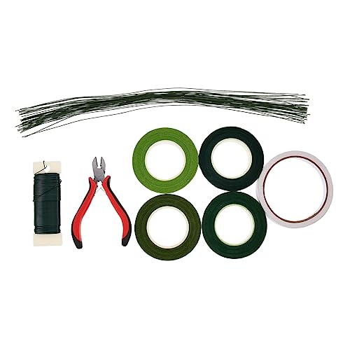 Gadpiparty Diy Blumenarrangement Werkzeugset Teiliges Floristen Zubehör für Kreative Blumenstraußgestaltung Flexibler Drahtstämme Klebeband für und Bastelbedarf von Gadpiparty