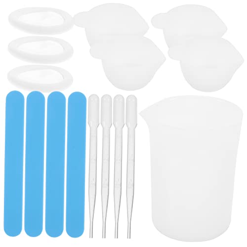 Gadpiparty Diy Epoxidharz Werkzeugset Teiliges Set mit Silikon Messbechern Rührstäben und Pipetten für Präzises und Basteln für Anfänger und Profis von Gadpiparty