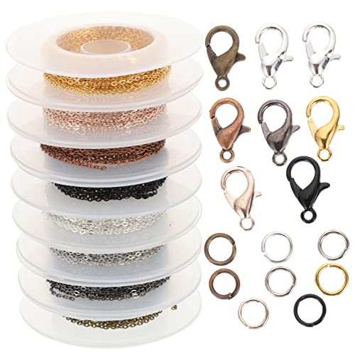 Gadpiparty Diy Schmuckketten mit Farben und Einzelringen Zubehör für Armbänder und Mehr Einfach zu Verwenden für Kreative Projekte von Gadpiparty