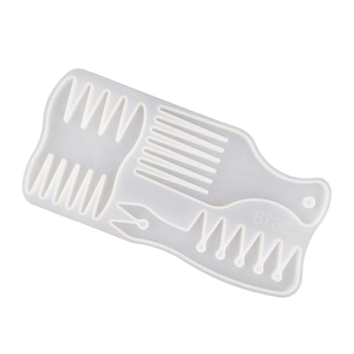 Gadpiparty Diy Silikon Gießform Flexibles Silikonmodell für Kammgestaltung für Bastelprojekte Wiederverwendbar und Leicht zu Reinigen von Gadpiparty