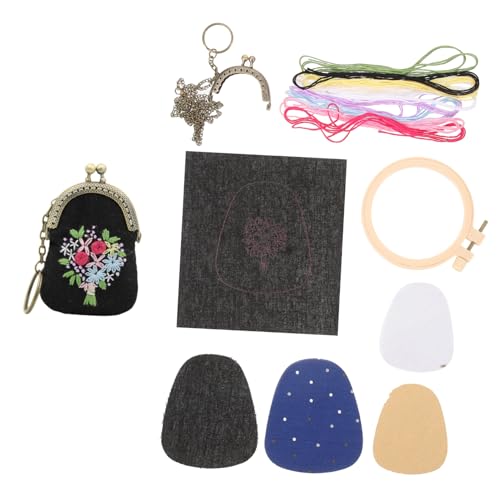 Gadpiparty Diy Stickerei für Geldbörse Handarbeitsmaterial für Kreative Projekte Kunststoff Stickrahmen für Anfänger und Erwachsene Vielseitig Einsetzbar für Dekorationen und von Gadpiparty