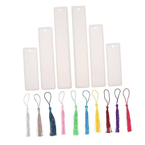Gadpiparty Diy Teiliges Set von Buchzeichen Silikonformen mit Quasten Anhänger für Kreative Bastelprojekte für Handgemachte Lesezeichen und Gadpiparty Diy Teiliges Set von Buchzeichen Silikonformen mit Quasten Anhänger für Kreative Bastelprojekte für Handgemachte Lesezeichen und von Gadpiparty