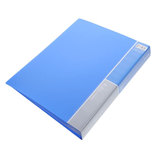 Gadpiparty Dokumentenordner mit PP Taschen Multifunktionaler Aktenordner Blau für Büro Schule und Zuhause zur Aufbewahrung von Unterlagen Fotos und Karten von Gadpiparty