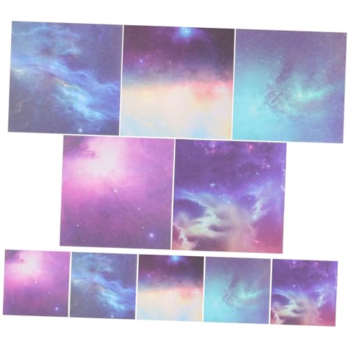 Gadpiparty Doppelseitiges Origami Papier Quadratisch mit Sternenmotiv Buntes Bastelpapier für DIY Kunstwerke Kinderfreundlich Umweltfreundlich für Bastelprojekte und Partydekoration von Gadpiparty