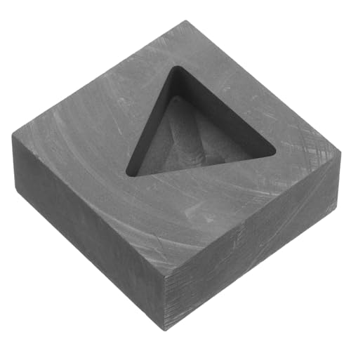 Gadpiparty Dreiecksform Gussbarren Gießformen Zum Schmelzen Schmelzendes Gießwerkzeug Formguss Formenguss Barfenformen Nichteisenmetallform Gießform Schmelzen Schmelzformen Schwarz Graphit von Gadpiparty