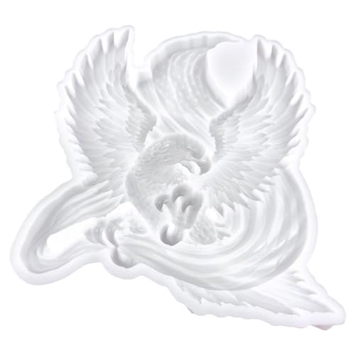 Gadpiparty Eagle Silikonform für Diy Wanddekoration Flexible Gießform für Kunstvolle Adlergestaltung Einfach zu Entformen und Wiederverwendbar für Epoxidharz Projekte von Gadpiparty