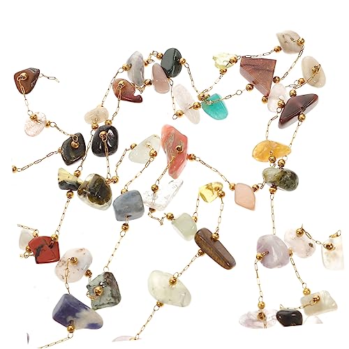 Gadpiparty Edelstein Perlen Kette Natürliche Kristallstein Stränge für Diy Schmuckgestaltung Unisex Vielseitig Einsetzbar mit Dauerhaftem Farbdesign für Bastelprojekte Gadpiparty Edelstein Perlen Kette Natürliche Kristallstein Stränge für Diy Schmuckgestaltung Unisex Vielseitig Einsetzbar mit Dauerhaftem Farbdesign für Bastelprojekte von Gadpiparty