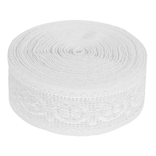 Gadpiparty Elastisches Spitzenband für Diy Bekleidung und Unterwäsche Weißer für Hochzeiten Partys und Bastelprojekte Hochwertige Borte mit Feinen Details von Gadpiparty