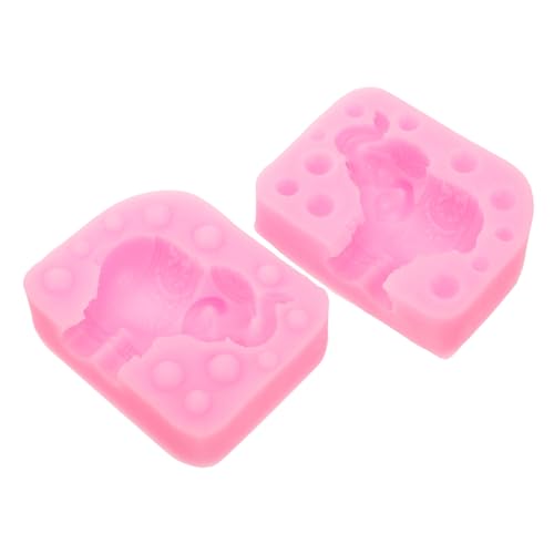 Gadpiparty Elefantenform Silikonform Langlebig Flexibel für DIY Epoxidharz Gießform Kuchen Seife Basteln Mehrfach Verwendbar Einfache Reinigung von Gadpiparty