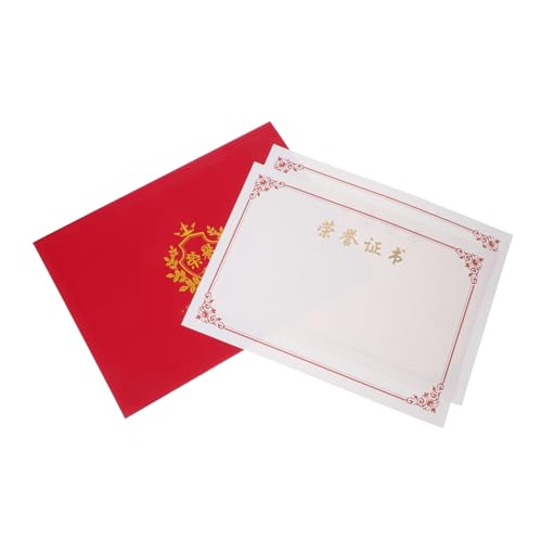 Gadpiparty Elegante Urkundenmappe Rot mit Papier für Zertifikate und Diplome Robuster Dokumentenhalter für Abschluss Auszeichnung Wettbewerb und Mitarbeiteranerkennung Gadpiparty Elegante Urkundenmappe Rot mit Papier für Zertifikate und Diplome Robuster Dokumentenhalter für Abschluss Auszeichnung Wettbewerb und Mitarbeiteranerkennung von Gadpiparty