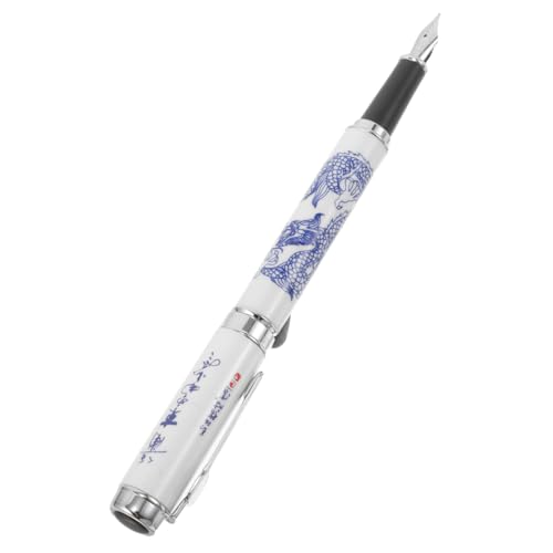 Gadpiparty Eleganter Porzellan Füllfederhalter mit Metallfeder Nachfüllbar Leicht und Tragbar Zuverlässiges Tintensystem für Geschäftliches Schreiben und Künstlerische Gestaltung Schreibgerät Gadpiparty Eleganter Porzellan Füllfederhalter mit Metallfeder Nachfüllbar Leicht und Tragbar Zuverlässiges Tintensystem für Geschäftliches Schreiben und Künstlerische Gestaltung Schreibgerät von Gadpiparty