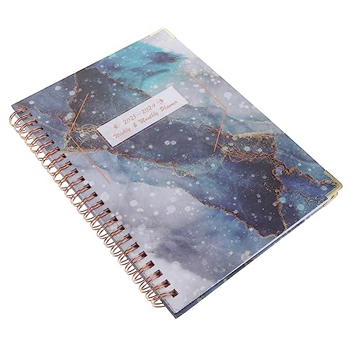 Gadpiparty English Coil Notepad Tragbarer Planer Dekoratives Notizbuch für Schüler und Büroangestellte für Tägliche Planung und Notizen von Gadpiparty