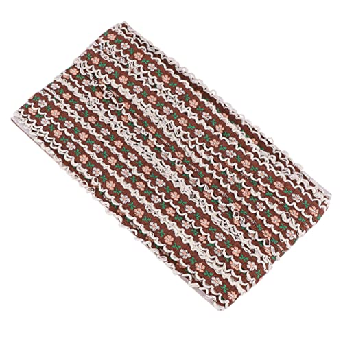 Gadpiparty Ethnischer DIY Stoffzubehör Breites Gesticktes Spitzenband mit Floralen Mustern für Bekleidung Langlebig und Sicher für Projekte von Gadpiparty