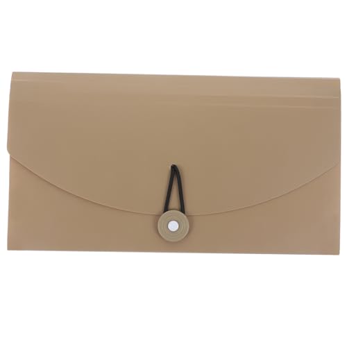 Gadpiparty Fächer Dokumentenmappe aus PP Material Tragbare Fächermappe mit Gummiband Erweiterbarer Organizer für Büro und Zuhause Bunter Etiketten Khaki Gadpiparty Fächer Dokumentenmappe aus PP Material Tragbare Fächermappe mit Gummiband Erweiterbarer Organizer für Büro und Zuhause Bunter Etiketten Khaki von Gadpiparty