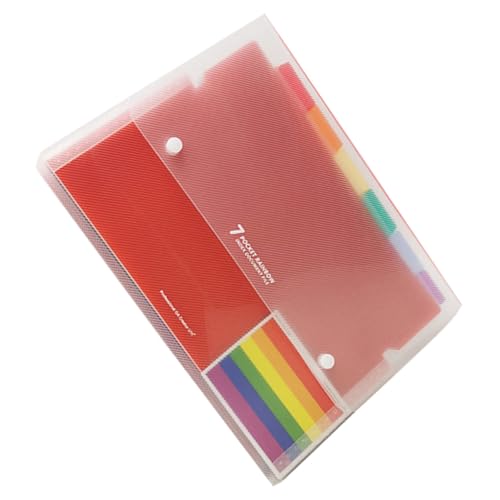 Gadpiparty Fächer Erweiterbarer Dokumentenordner mit Druckknöpfen Tragbare Langlebige Aktenmappe für Schüler und Büro Bunte Faltbare Fächermappe zur Übersichtlichen Papierorganisation Gadpiparty Fächer Erweiterbarer Dokumentenordner mit Druckknöpfen Tragbare Langlebige Aktenmappe für Schüler und Büro Bunte Faltbare Fächermappe zur Übersichtlichen Papierorganisation von Gadpiparty