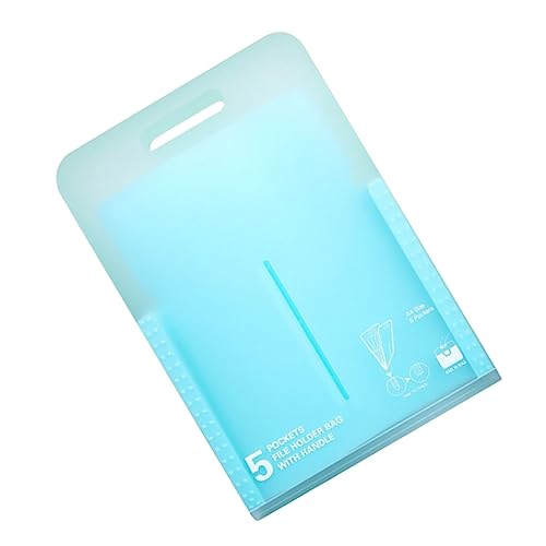 Gadpiparty Fächermappe mit Fächern Multifunktionale Dokumententasche aus PP Tragbar und für Büro und Zuhause mit Ergonomischem Handgriff für Einfache Handhabung Gadpiparty Fächermappe mit Fächern Multifunktionale Dokumententasche aus PP Tragbar und für Büro und Zuhause mit Ergonomischem Handgriff für Einfache Handhabung von Gadpiparty