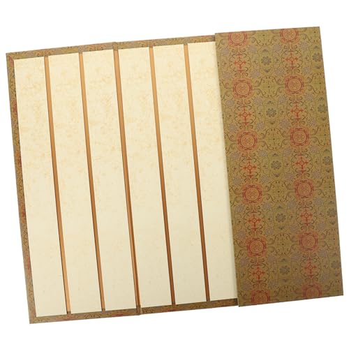 Gadpiparty Faltbares Xuan Papierbuch für Kalligraphie Vintage Kalligraphie Papier zum Üben und Malen Fach Gefaltet für Anfänger und der Chinesischen Kunst von Gadpiparty
