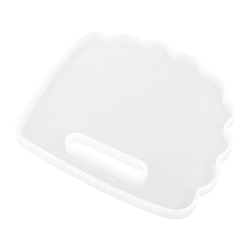 Gadpiparty Fan Shape Silikon Gießform für Untersetzer Diy Epoxidharz Form Handwerk für Tischdekoration und Gadpiparty Fan Shape Silikon Gießform für Untersetzer Diy Epoxidharz Form Handwerk für Tischdekoration und von Gadpiparty