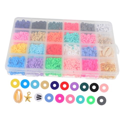 Gadpiparty Farben Polymer Clay Perlen Fächer Box mit Bunten Runden Scheiben DIY Schmuckzubehör für Armbänder und Anhänger Langlebige Kreative Bastelperlen für Individuellen Stil Gadpiparty Farben Polymer Clay Perlen Fächer Box mit Bunten Runden Scheiben DIY Schmuckzubehör für Armbänder und Anhänger Langlebige Kreative Bastelperlen für Individuellen Stil von Gadpiparty