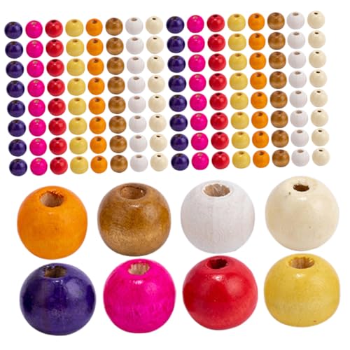 Gadpiparty Farbenfrohe runde Holzperlen ca Lose DIY Bastelperlen Glatte Oberfläche Hautfreundlich für Schmuckherstellung und Kreative Handarbeiten Gadpiparty Farbenfrohe runde Holzperlen ca Lose DIY Bastelperlen Glatte Oberfläche Hautfreundlich für Schmuckherstellung und Kreative Handarbeiten von Gadpiparty