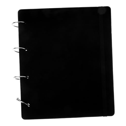 Gadpiparty Filz Pin Display Album mit Seiten Abnehmbares Ringbuch Schmuckorganizer Verstellbare Binderclips Tragbar Kompakt zur Aufbewahrung von Broschen und Schmuck zu Hause von Gadpiparty