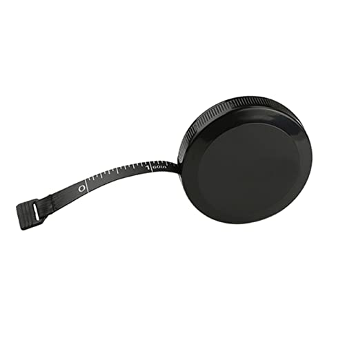 Gadpiparty Flexibles Maßband Rundes Mini Bandmaß mit Schwarzem Kunststoffgehäuse Einziehbares Maßband für Präzise Messungen Robustes und Verschleißfestes Messwerkzeug von Gadpiparty