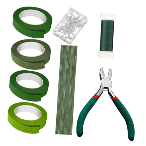 Gadpiparty Floristik Werkzeuge Klebeband Blumenwerkzeuge Blumenstrauß Set Blumenladen Zubehör Blumenstrauß Set Blumenstängeldraht Blumenstängeldraht Floristik Werkzeuge Aus Metall von Gadpiparty
