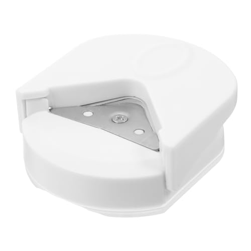 Gadpiparty Foto-Filetschneider Ecke Papierschneider Ecklocher Eckschlag Karteneckenschneider runder papierschneider Papierkantenrunder runder Eckschneider Papier runder Metall und Bauch Weiß von Gadpiparty