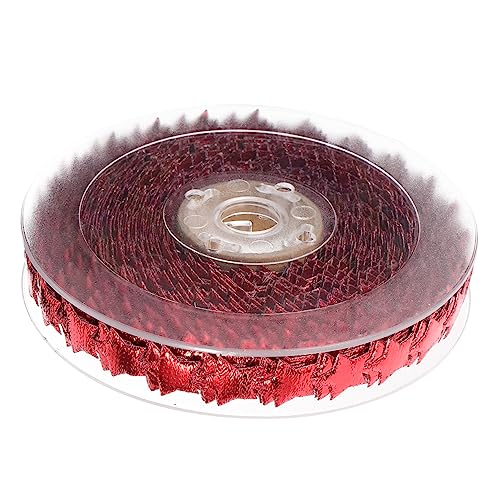 Gadpiparty Geschenkband Rot Ultraschallgeprägtes Glänzendes Dekoband mit Zack Sternen DIY Verpackungsband für Party Strauß und Bastelbedarf Gadpiparty Geschenkband Rot Ultraschallgeprägtes Glänzendes Dekoband mit Zack Sternen DIY Verpackungsband für Party Strauß und Bastelbedarf von Gadpiparty