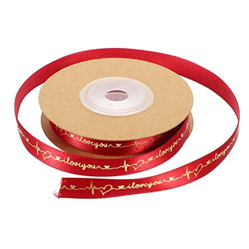Gadpiparty Geschenkband mit Glänzendes Rotgoldenes Dekorationsband für Diy Projekte Blumensträuße und Geschenkverpackungen Leicht Zuschneidbar und Vielseitig Einsetzbar Gadpiparty Geschenkband mit Glänzendes Rotgoldenes Dekorationsband für Diy Projekte Blumensträuße und Geschenkverpackungen Leicht Zuschneidbar und Vielseitig Einsetzbar von Gadpiparty