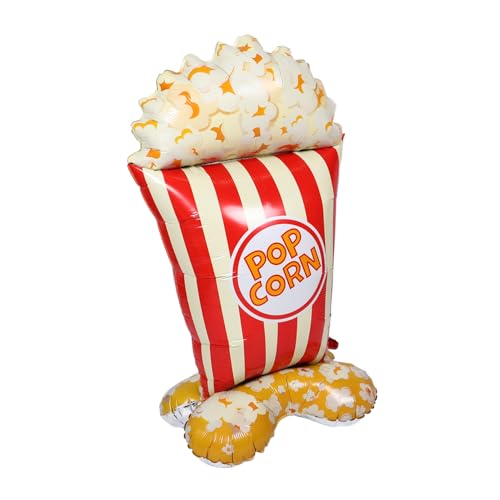 Gadpiparty Riesen Popcorn Ballon Stehende Realistische Luftballons Für Kindergeburtstag Kinoabend Karneval Und Partys Praktische Deko Mit Einfacher Inflation Und Einem Beeindruckenden von Gadpiparty