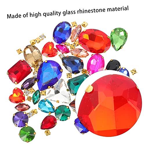 Gadpiparty Glaskristall Handgenähte Strasssteine DIY Schmucksteine Für Kleidung Hochzeit Brautkleid Schuhe Taschen Dekoration Umweltfreundlich Formenmix Gadpiparty Glaskristall Handgenähte Strasssteine DIY Schmucksteine Für Kleidung Hochzeit Brautkleid Schuhe Taschen Dekoration Umweltfreundlich Formenmix von Gadpiparty