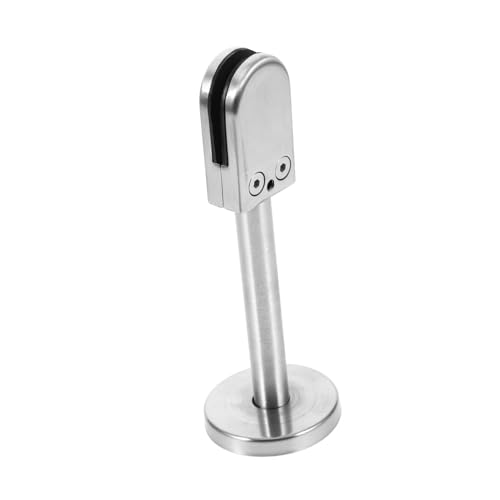 Gadpiparty Glass Clip Halterung Für Glasregale Edelstahl Glasstütze Für Trennwände Einfache Montage Mit Stabilen Klemmen Für Geländer Und Raumtrennungen von Gadpiparty