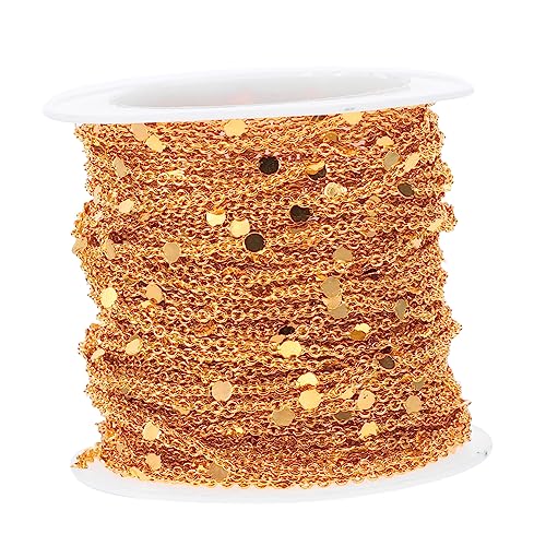Gadpiparty Gliederkette Breit DIY Schmuckherstellung Kette Langlebig Vielseitig für Halsketten Armbänder Schlüsselanhänger Handwerksqualität von Gadpiparty