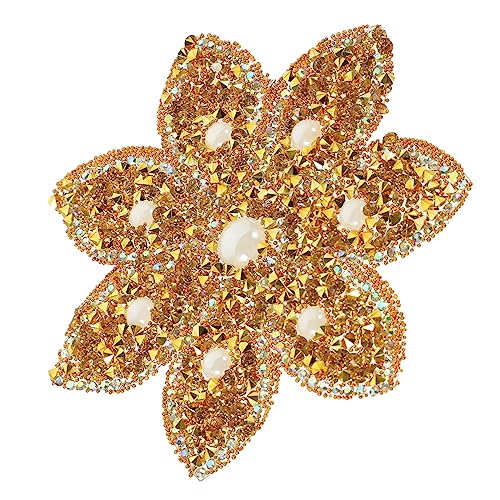 Gadpiparty Goldene Strass Applikation Patch für Hochzeitskleider DIY Dekoration Bügelbild für Kleidung Hüte und Rhinestone Aufnäher für Besondere Anlässe Gadpiparty Goldene Strass Applikation Patch für Hochzeitskleider DIY Dekoration Bügelbild für Kleidung Hüte und Rhinestone Aufnäher für Besondere Anlässe von Gadpiparty