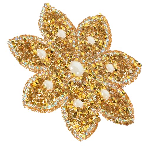 Gadpiparty Goldene Strass Applikation für Kleidung Bügel Patch für Hochzeitskleid Brautgürtel Abendkleid und Mehr Langlebig Einfach Anzubringen und Praktisch Gadpiparty Goldene Strass Applikation für Kleidung Bügel Patch für Hochzeitskleid Brautgürtel Abendkleid und Mehr Langlebig Einfach Anzubringen und Praktisch von Gadpiparty