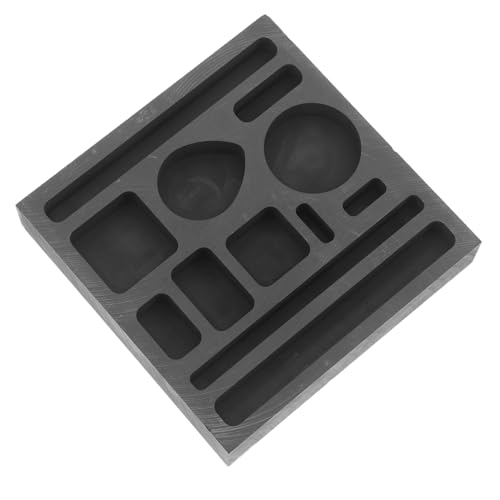 Gadpiparty Graphit Gießform Fach Barrenform aus Robustem Graphit für Metallgießen Schmuckherstellung mit Glatter Oberfläche Einfache Entformung für Silber und Andere Metalle von Gadpiparty